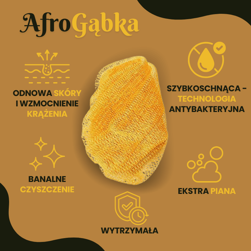 AfroGąbka - Sekret gładkiej skóry prosto z Afryki