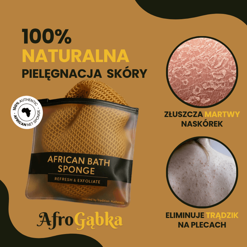 AfroGąbka - Sekret gładkiej skóry prosto z Afryki